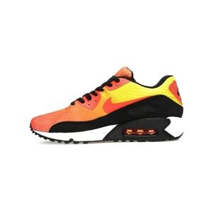 NIKE Air Max 90 Em Sunset Orange Black Sneakers Men's Size 7.5